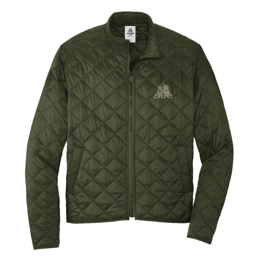 Quilted Full-Zip Jacket Feat. Muses Emblem