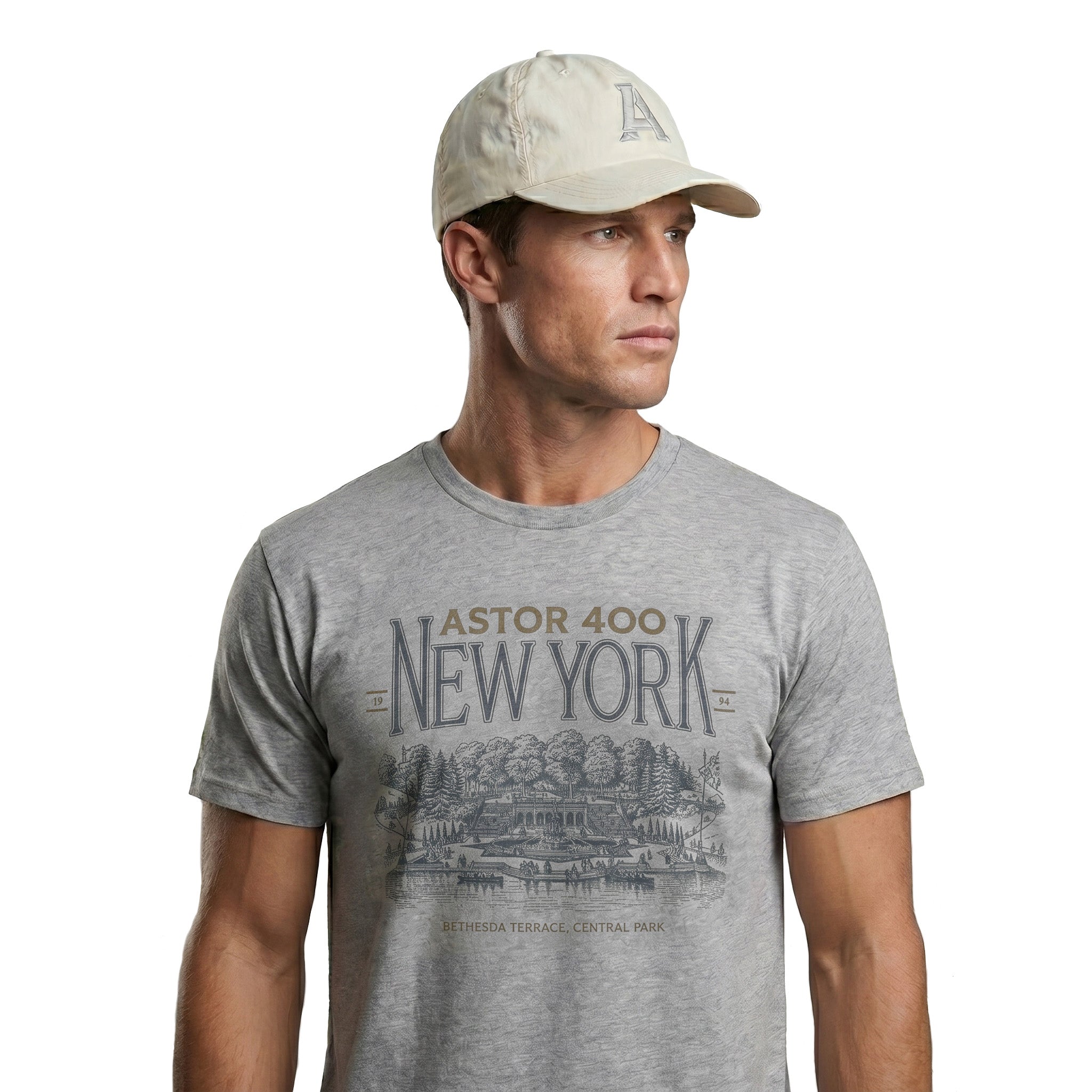 Capsule 3 Central Park Tee on Model (Front)