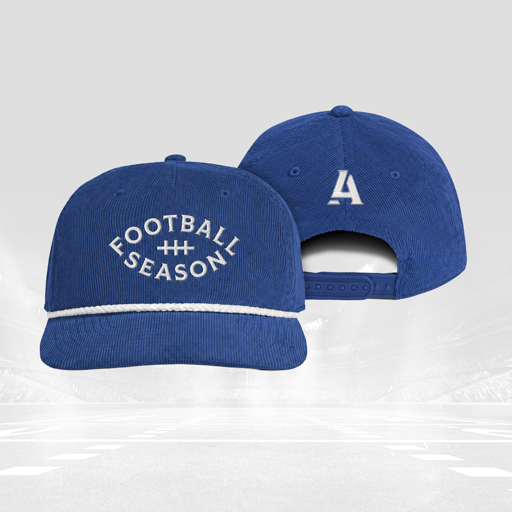 Football Season Corduroy Rope Cap