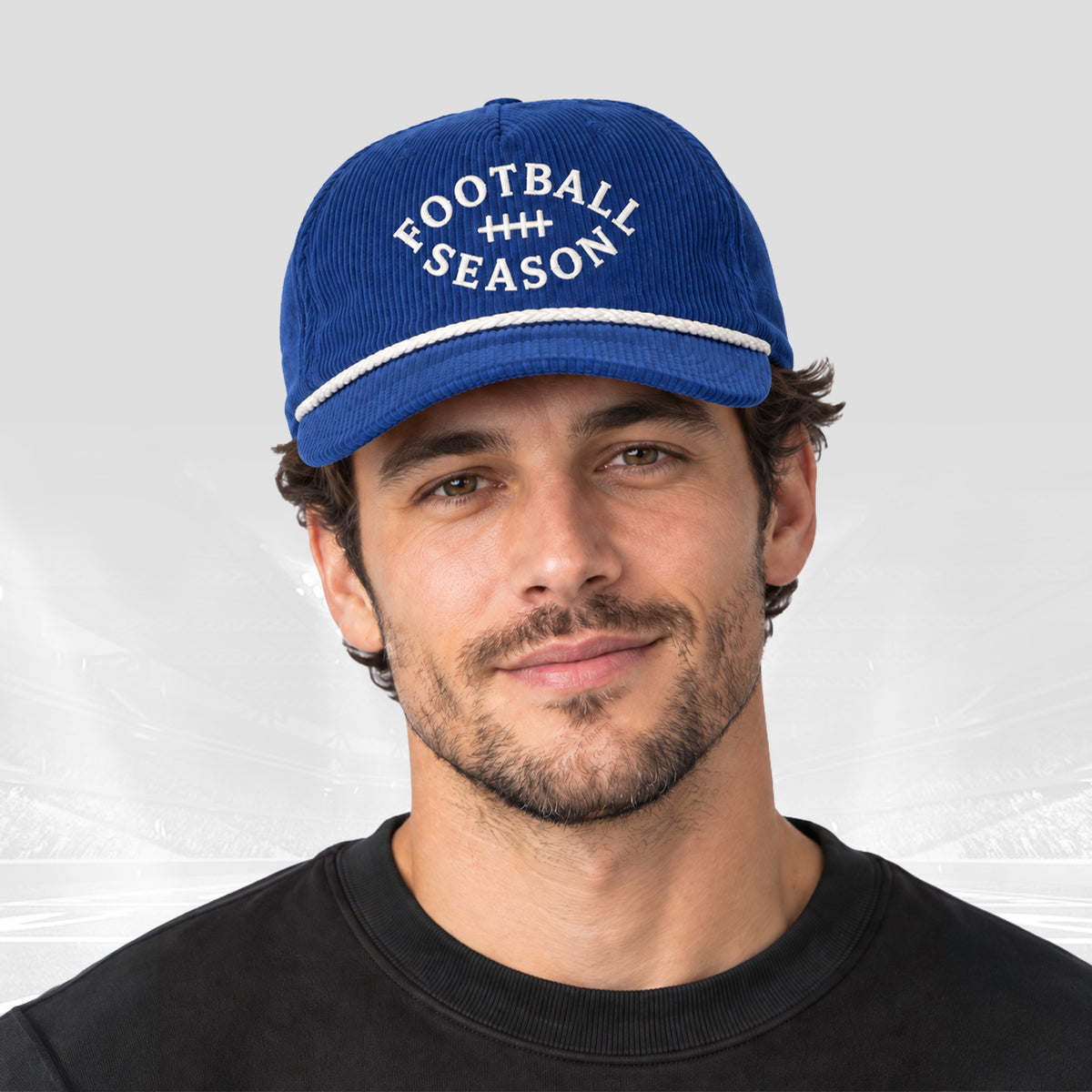 Football Season Corduroy Rope Cap
